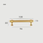 GROVE Solid Brass Handle