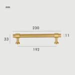 GROVE Solid Brass Handle