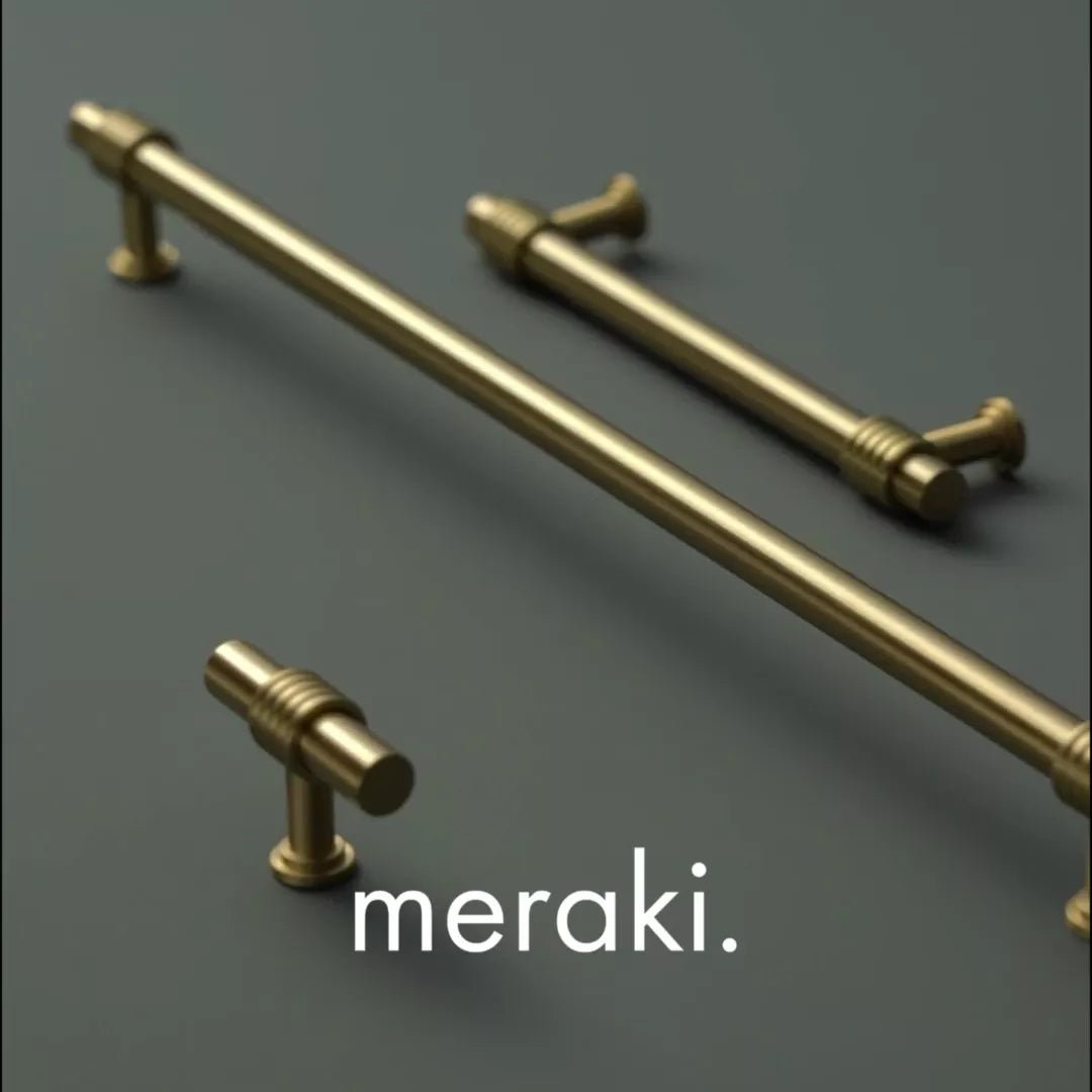 Barre en T GROVE en laiton massif