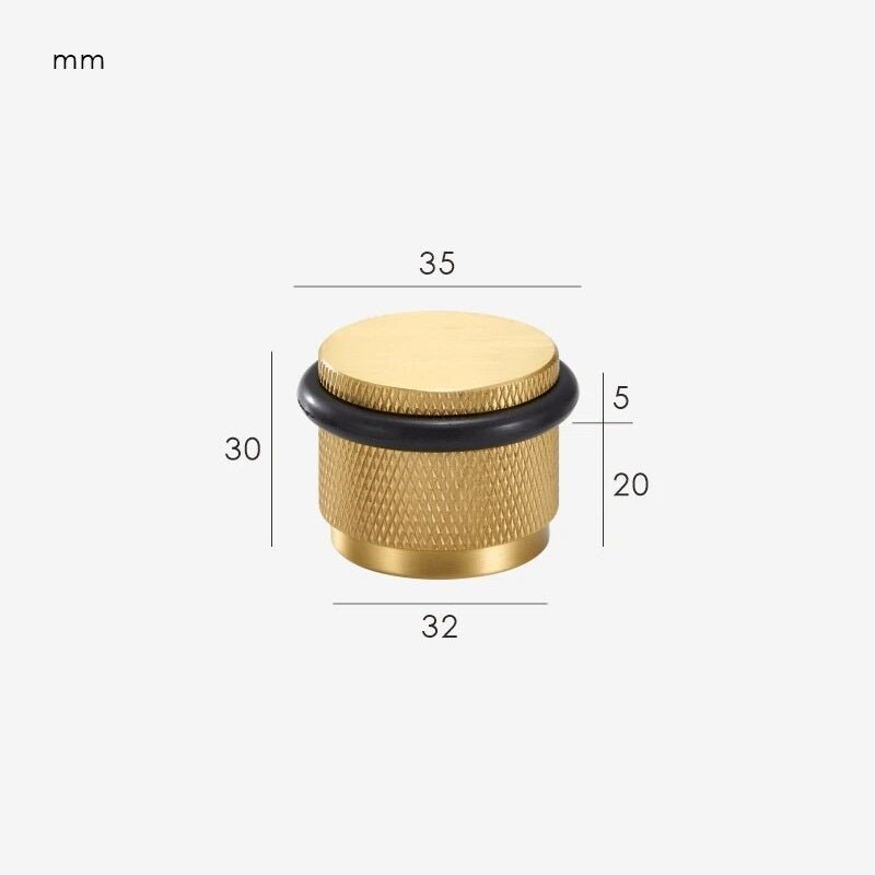 GUM Butoir de porte en laiton