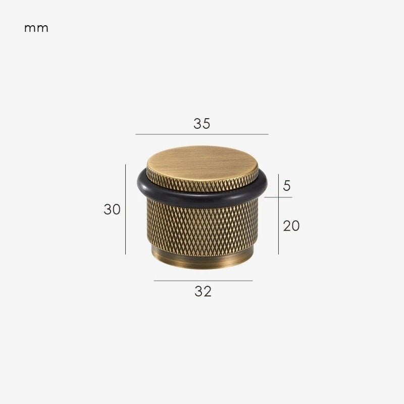 GUM Butoir de porte en laiton