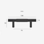 HART Brass Knurled Handles