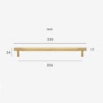 HART Brass Knurled Handles