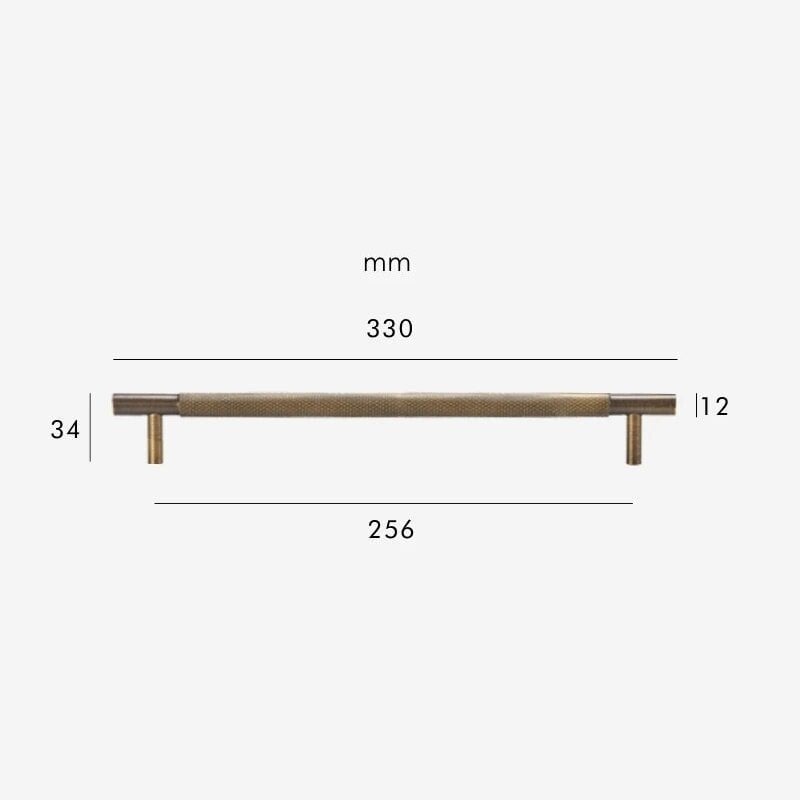 HART Brass Knurled Handles