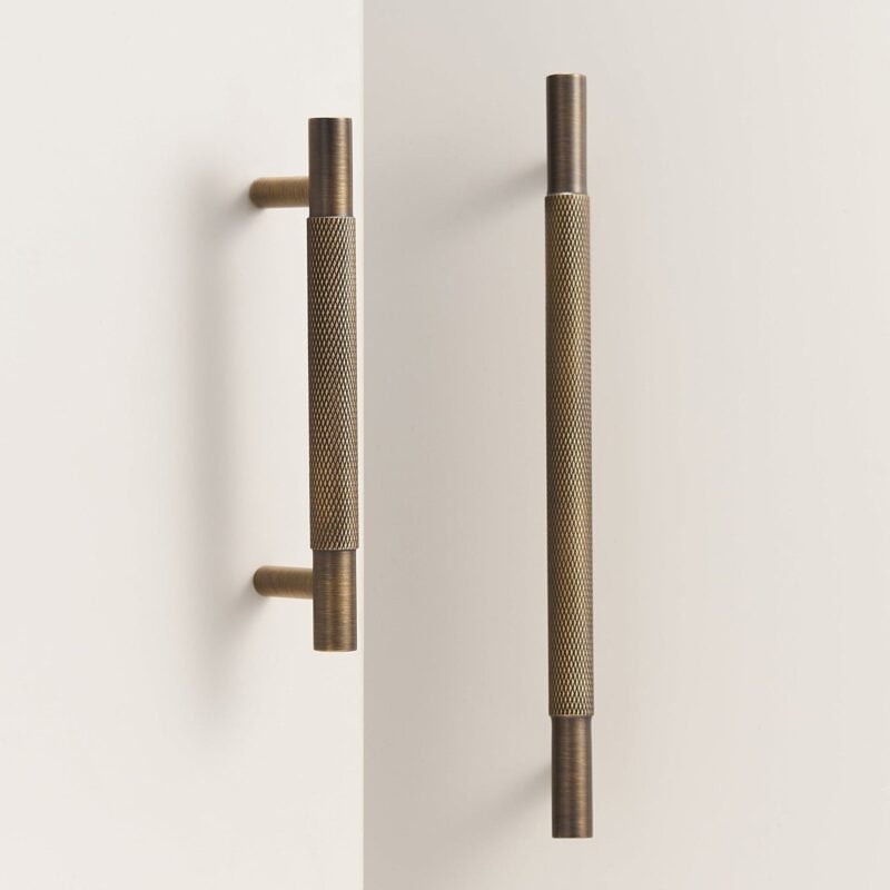 HART Brass Knurled Handles