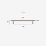 HART Brass Knurled Handles