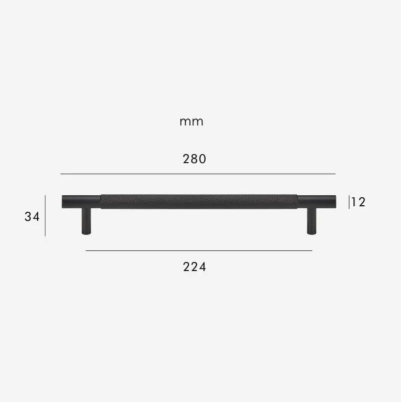 HART Brass Knurled Handles