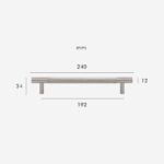 HART Brass Knurled Handles