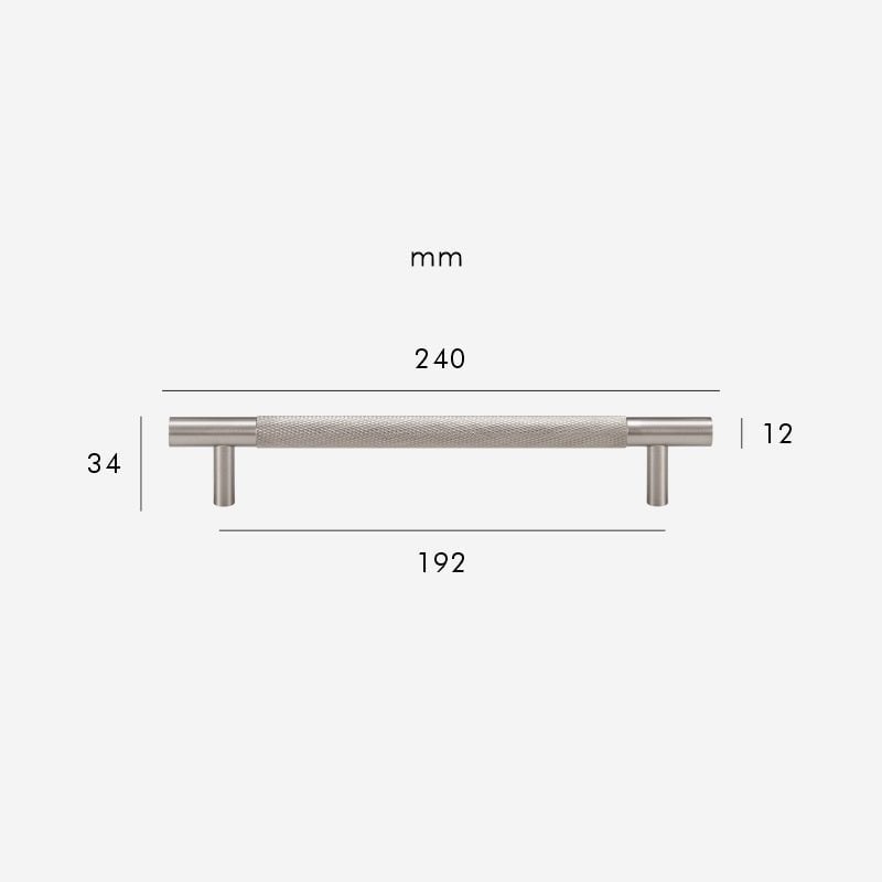 HART Brass Knurled Handles