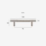 HART Brass Knurled Handles