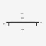 HART Brass Knurled Handles