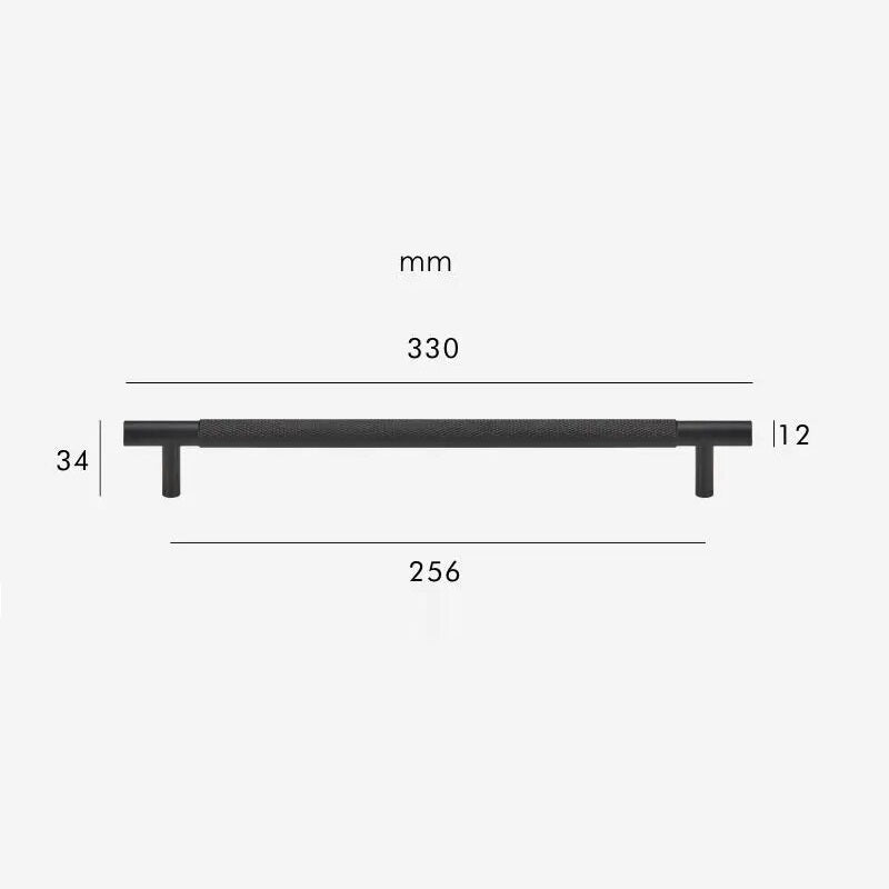 HART Brass Knurled Handles