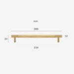 HART Brass Knurled Handles