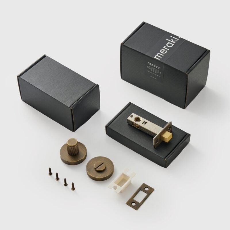 Maniglia per porta in ottone massiccio HART