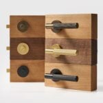 Maniglia per porta in ottone massiccio HART