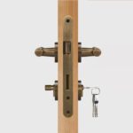 Maniglia per porta in ottone massiccio HART