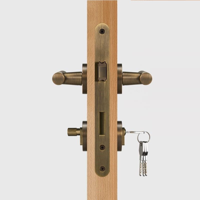 Maniglia per porta in ottone massiccio HART