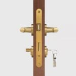 Maniglia per porta in ottone massiccio HART