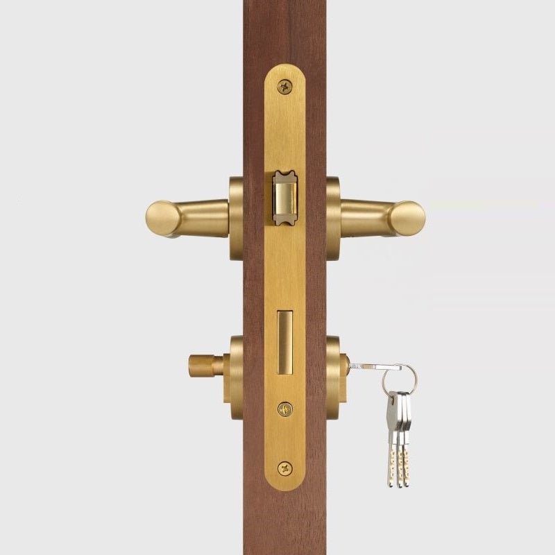 Maniglia per porta in ottone massiccio HART