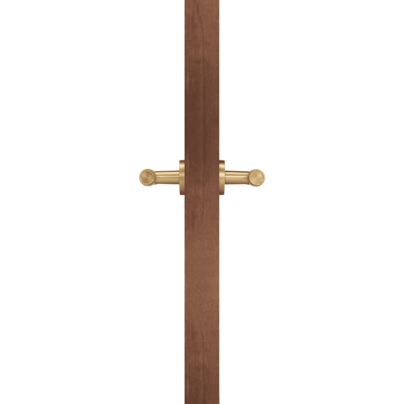 HICE Ensemble de poignées de porte et de serrures à levier en laiton massif