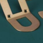 HIERO Ganci porta lettere in ottone massiccio