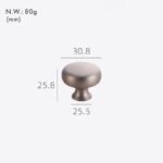 HIGHGATE Pomelli in ottone massiccio