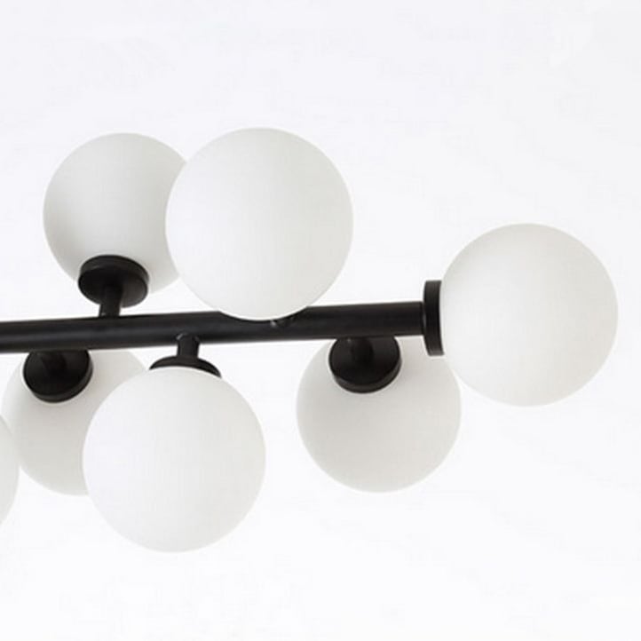 Lampadario in vetro smerigliato IGNIS