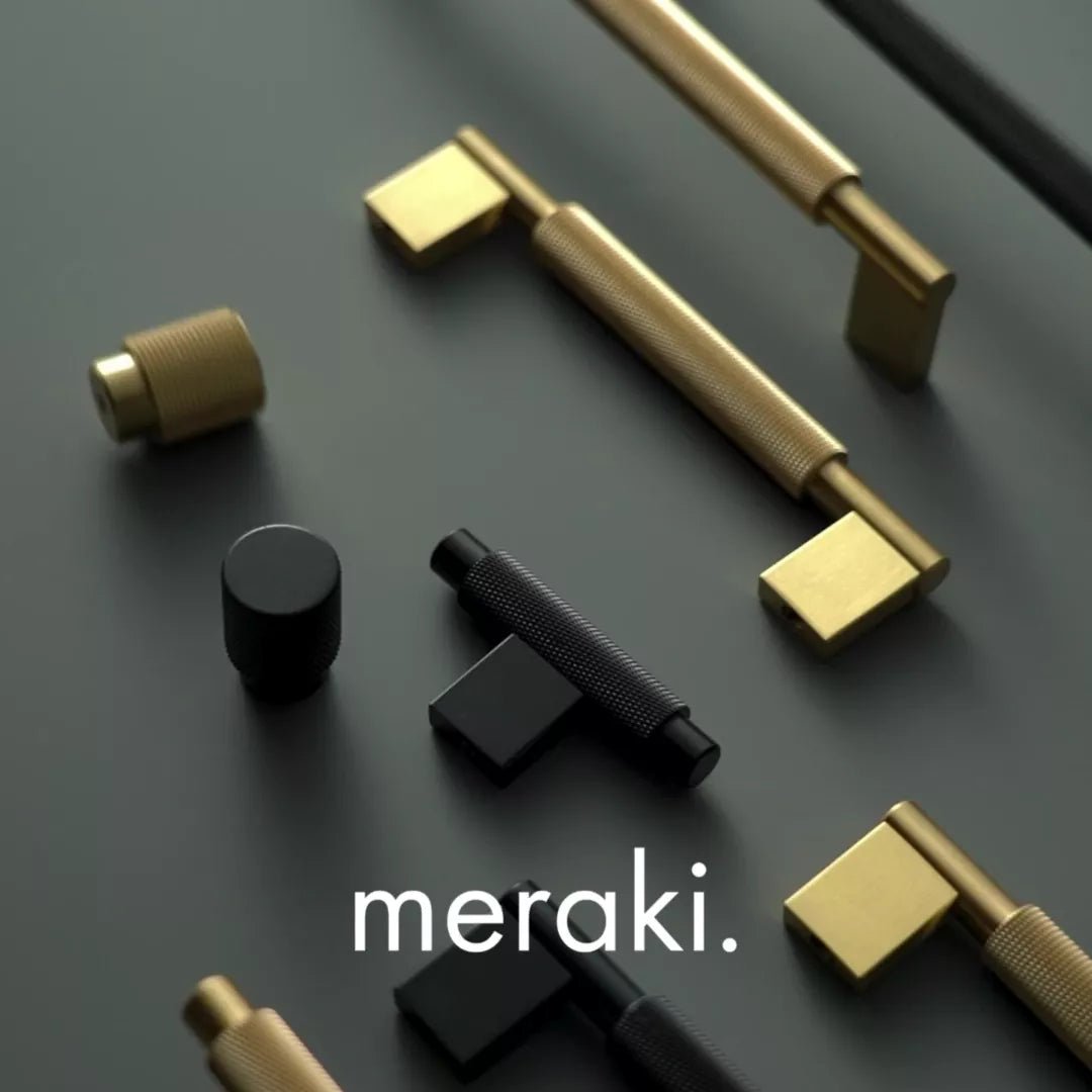 JAROD Pomos moleteados de latón macizo