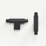 JAROD Massief messing gekartelde T-bar