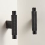 JAROD Massief messing gekartelde T-bar