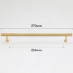 KAARI Poignée en laiton massif