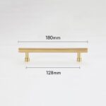 KAARI Poignée en laiton massif