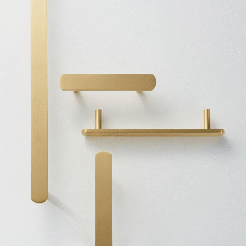 Poignée en laiton massif KAI