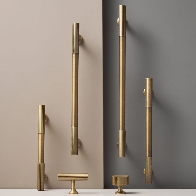 KANA Solid Brass Bar Handles