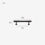 KANA Solid Brass Bar Handles