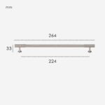 KANA Solid Brass Bar Handles