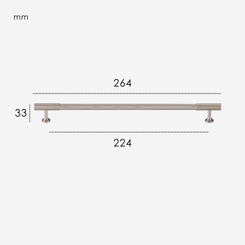 KANA Solid Brass Bar Handles