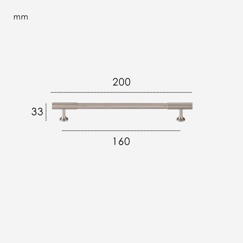 KANA Solid Brass Bar Handles