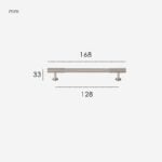 KANA Solid Brass Bar Handles