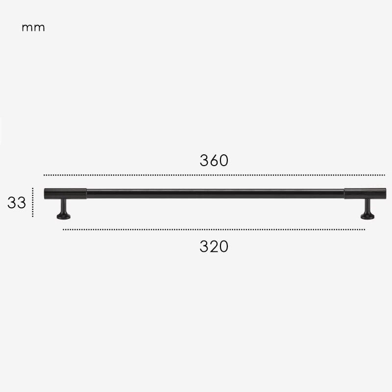 KANA Solid Brass Bar Handles