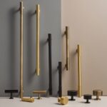 KANA Solid Brass Bar Handles