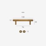 KATANA Massief Messing Handgrepen