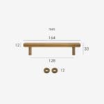 KATANA Massief Messing Handgrepen