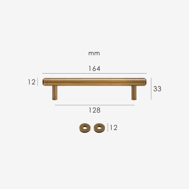 KATANA Massief Messing Handgrepen