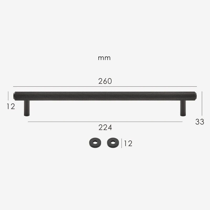 KATANA Massief Messing Handgrepen