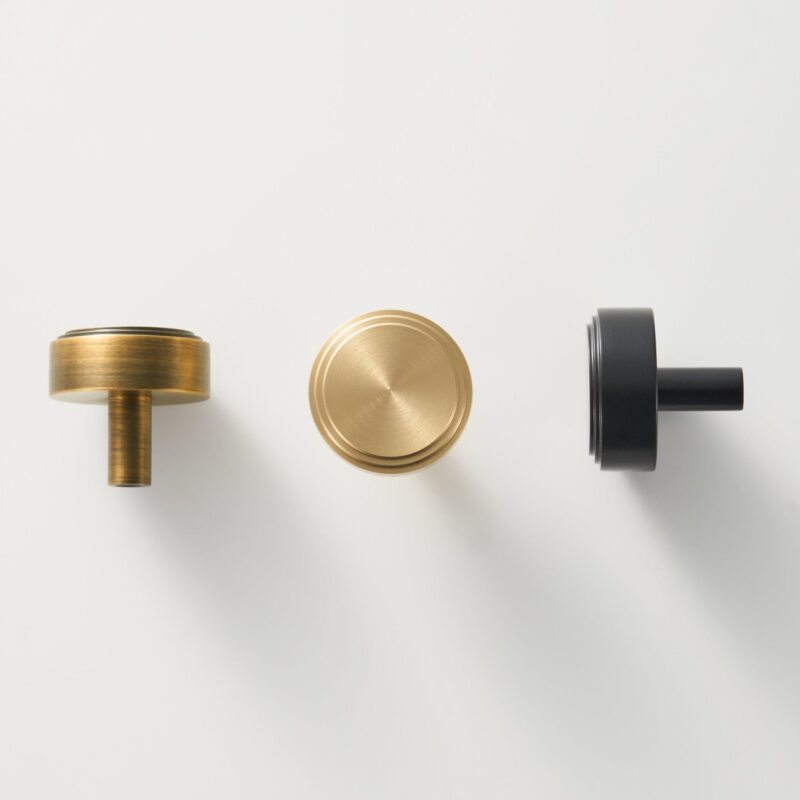 Pomos KATANA de latón macizo 4 Pomos KATANA de latón macizo