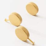 Bouton en laiton massif KERMA - Disque