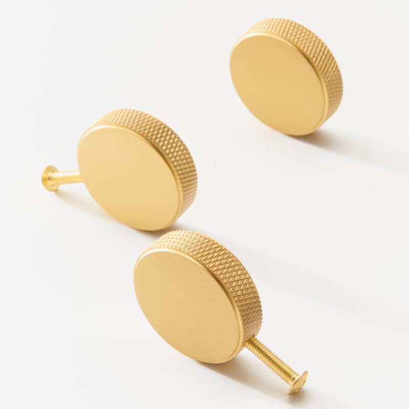 Bouton en laiton massif KERMA - Disque