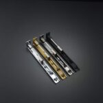 KLINK Messing hendel met verzonken grendel