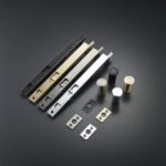 KLINK Messing hendel met verzonken grendel